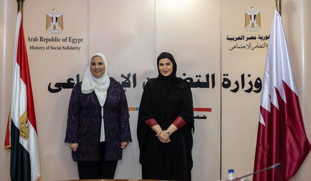 Minister of Social Development and Family Meets Egyptian Minister of Social Solidarity